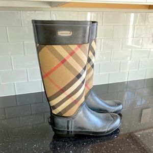 Authentic Burberry Clemence Rain Boots